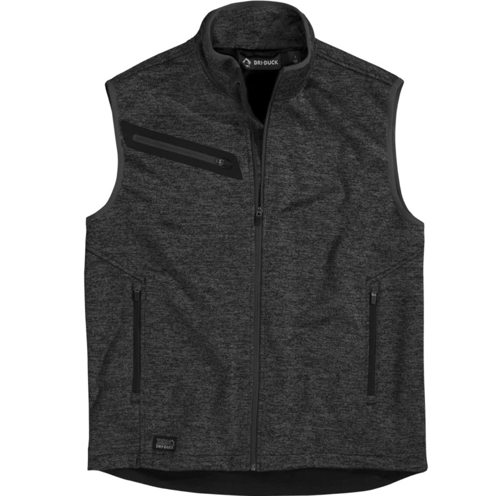 DRI-DUCK Smart Shell Storm Shield Compass Dark Gray Vest Men's 2XL